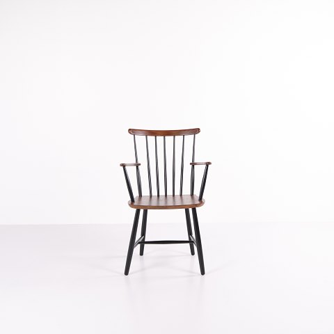 Armchair - Rosewood and Black Painted - Poul M. Volther - Farstrup - 1960sGreat condition