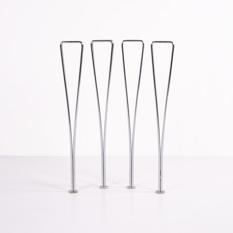 Set of original Fritz Hansen Table Legs - Fits Superellipse Dining Tables - Piet Hein & Bruno MathssonGreat condition