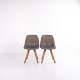 Eyes Wood Chair – Erik Jørgensen – Mid Grey Upholstery – Solid WoodGreat condition