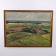 Oliemaleri med Landskab, Marker og Gårde, ca. 1940–1960