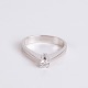 Ole Lynggaard ring i hvidguld med diamant